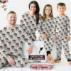 Custom Dog Photo Pajama - Matching Family Christmas Pjs